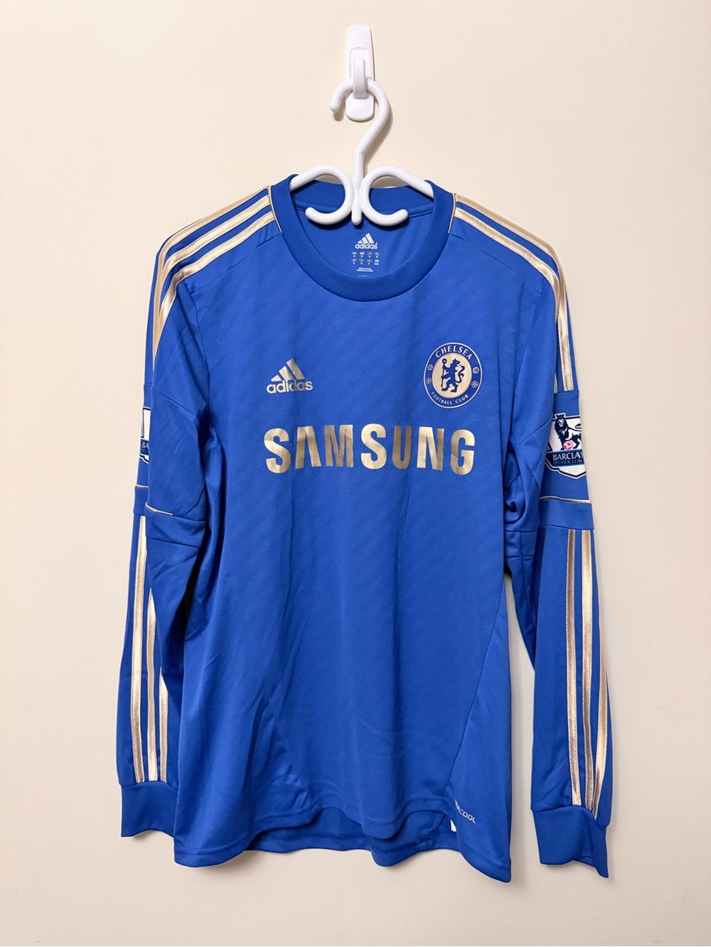 2912-13 Fernando Torres Adidas Chelsea FC Blue Long Sleeve Jersey